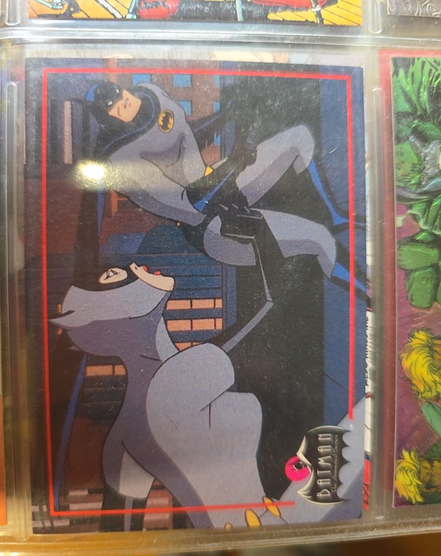 1993 Topps Batman The Animated Series Series 2 Promo Card Catwoman — front