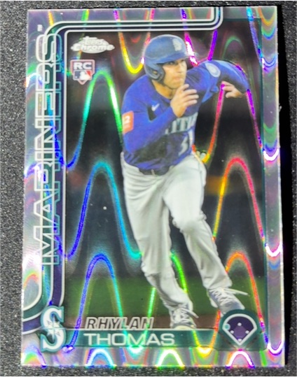 2025 Topps Chrome Update #USC185 Rhylan Thomas — front