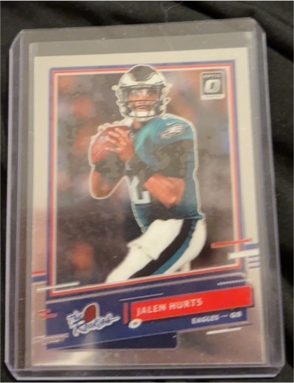 2020 Panini Donruss Clearly Rated Rookie #RR-JAH Jalen Hurts — front