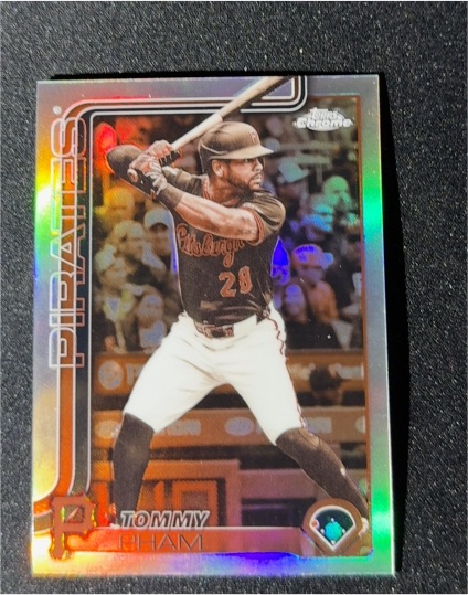 2025 Topps Chrome Update #USC45 Tommy Pham Sepia Refractor — front