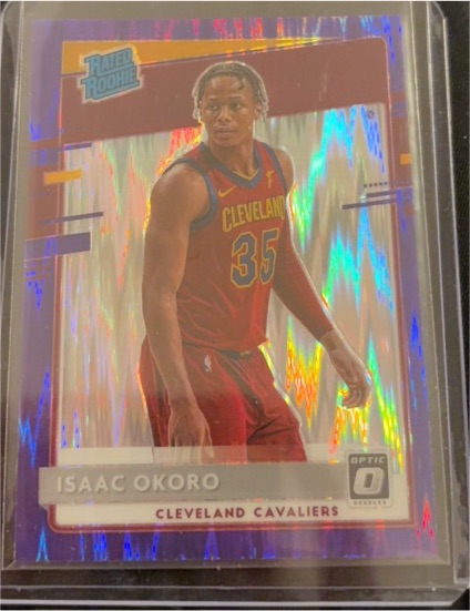 2020-21 Panini Donruss Optic #155 Isaac Okoro — front