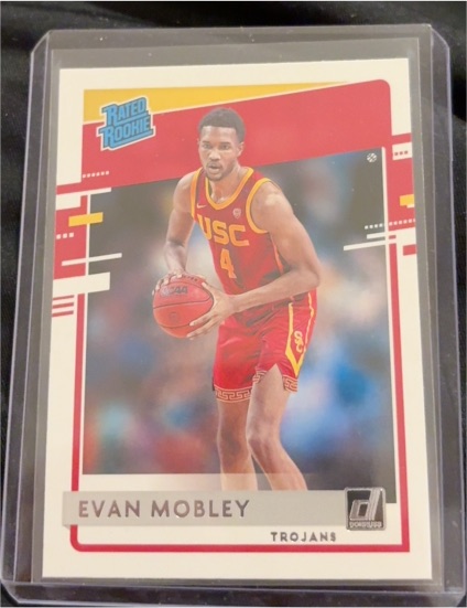 2021 Panini Donruss Rated Rookie #27 Evan Mobley — front