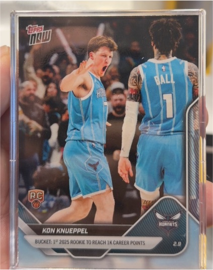 2025-26 Topps Now NBA #167 Kon Knueppel — front