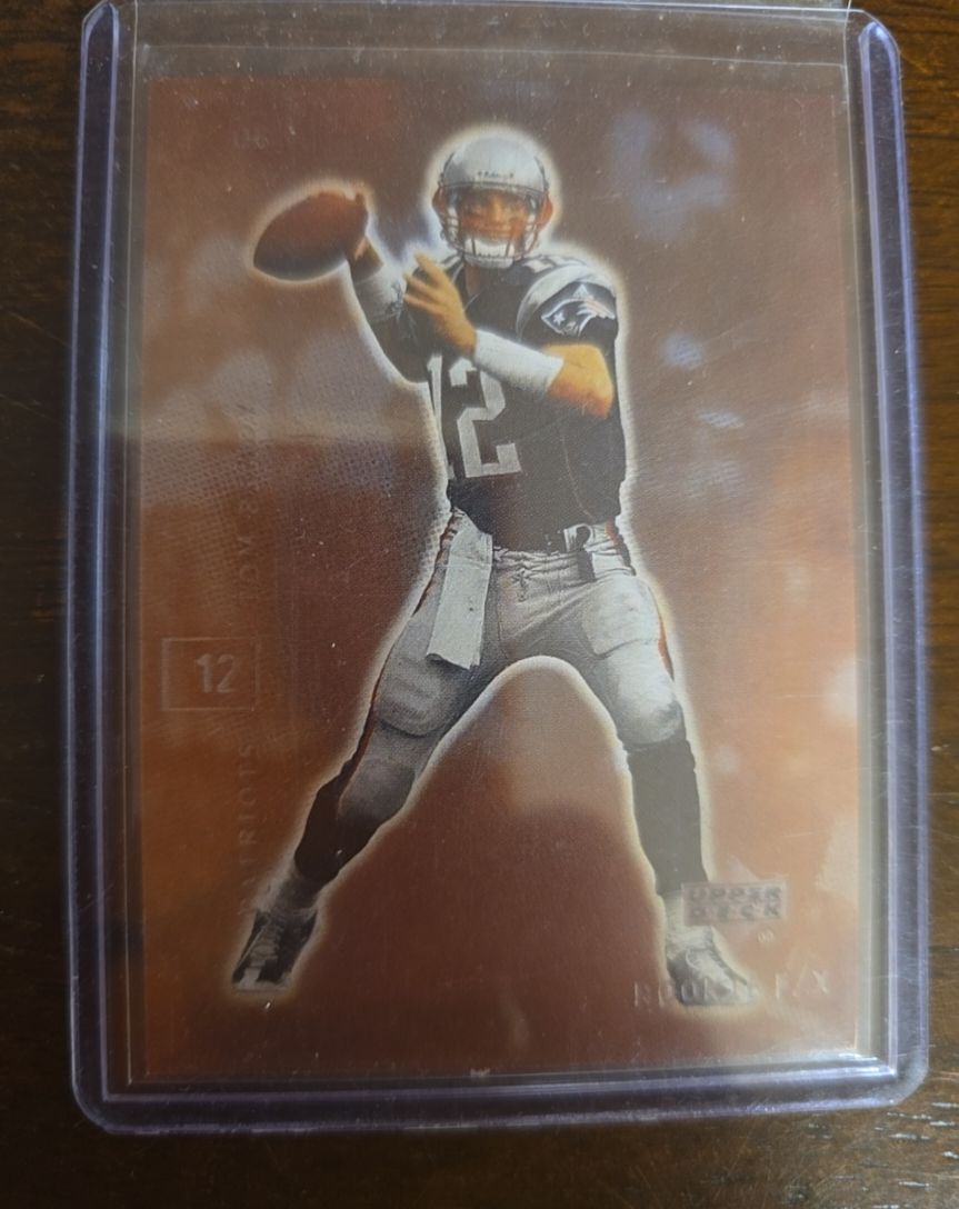 2001 Upper Deck Rookie F/X #54 Tom Brady — front
