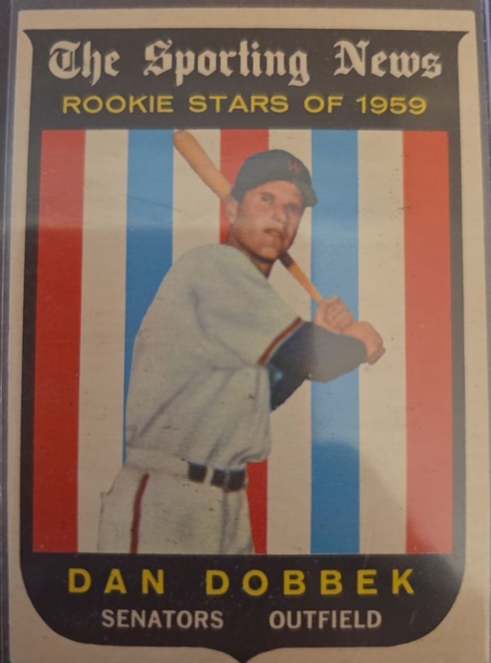 1959 Topps #124 Dan Dobbek — front