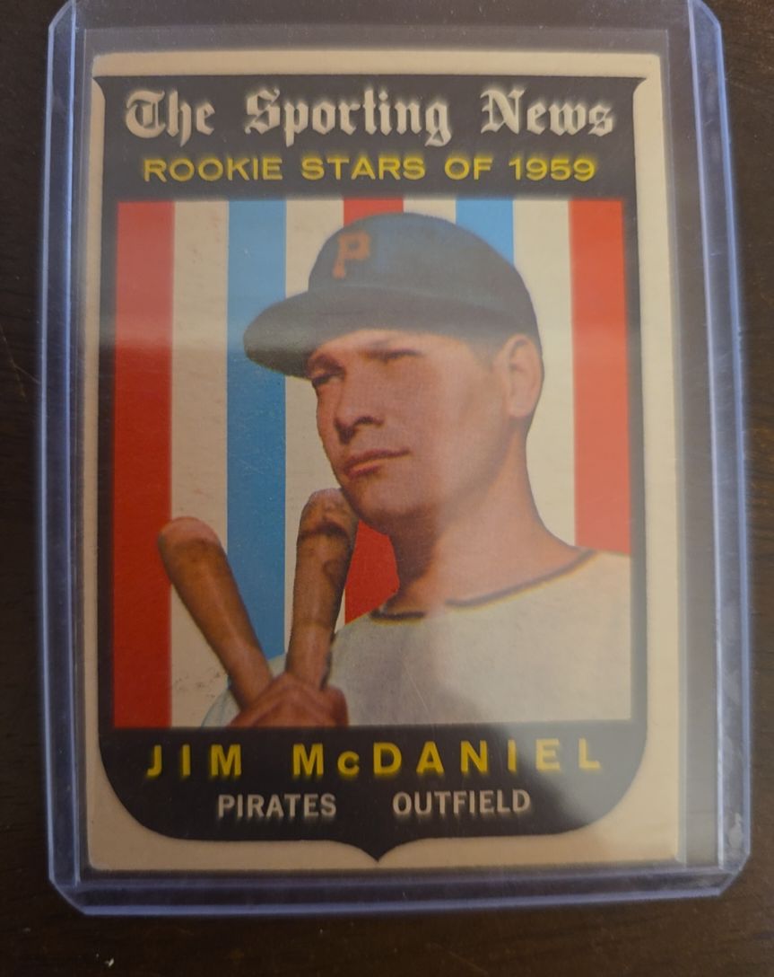 1959 Topps #134 Jim McDaniel — front