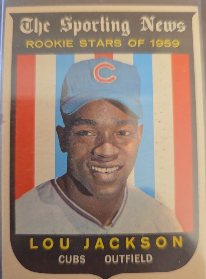 1959 Topps The Sporting News Rookie Stars #130 Lou Jackson — front