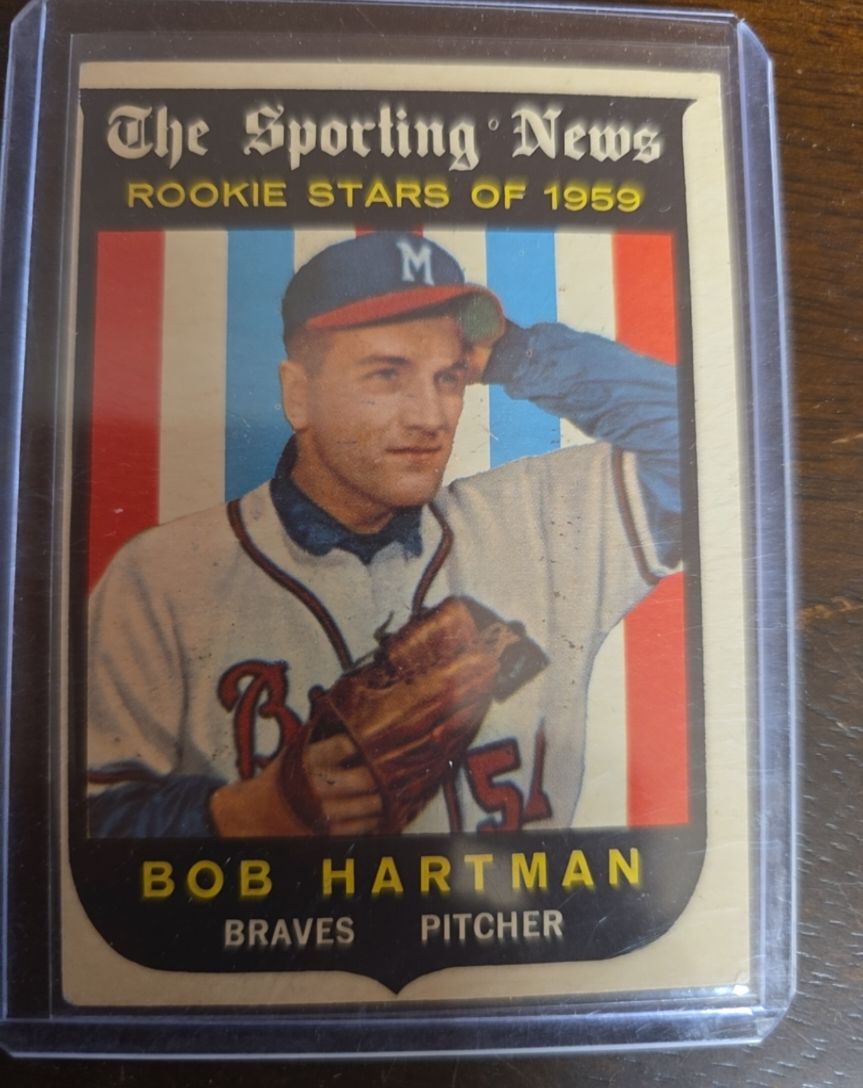 1959 Topps #128 Bob Hartman — front