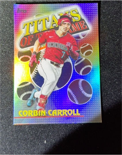 2026 Topps Series 1 #TOG-6 Corbin Carroll Titans of the Game — front