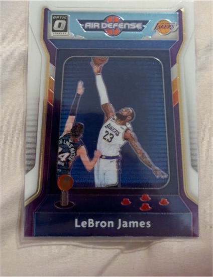 2020-21 Donruss Optic Air Defense #3 LeBron James — front