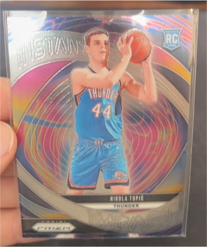 2024-25 Panini Prizm Instant Impact #3 Nikola Topic — front
