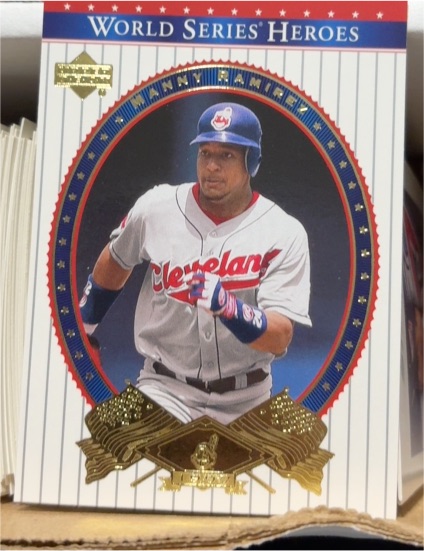 2002 Upper Deck World Series Heroes #40 Manny Ramirez — front