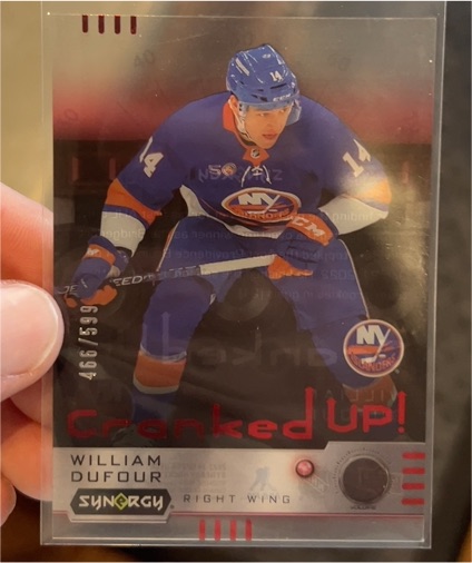 2023-24 Upper Deck Synergy #CR-WD William Dufour Cranked Up Red #466/599 — front