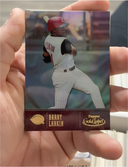 2001 Topps Gold Label #9 Barry Larkin — front