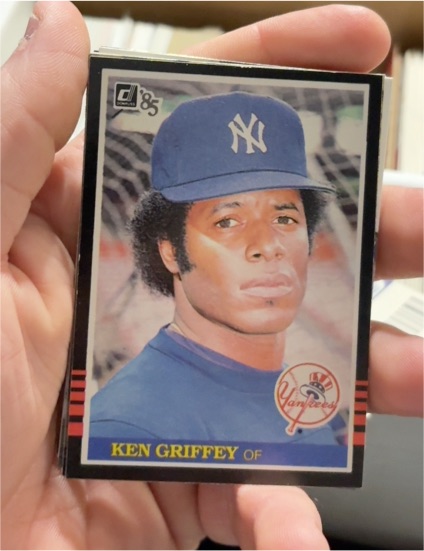 1985 Donruss #347 Ken Griffey New York Yankees — front