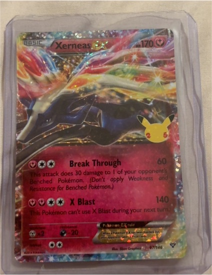 2021 Pokémon Celebrations Classic Collection #97 Xerneas EX — front
