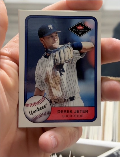 2001 Fleer Platinum #332 Derek Jeter — front