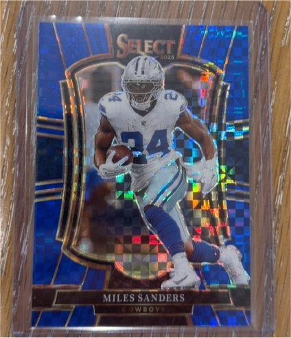 2025 Panini Select Premier Level #198 Miles Sanders — front