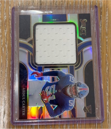 2025 Panini Select #JRSW-ACR Abdul Carter — front
