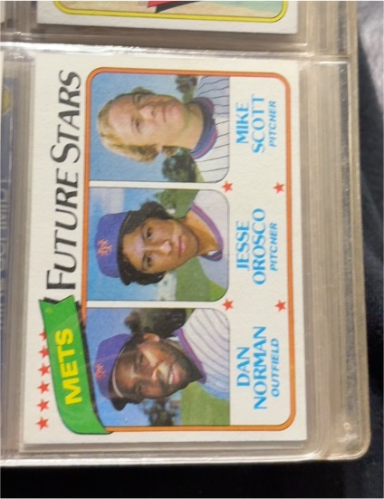 1980 Topps #681 Mets Future Stars Dan Norman Jesse Orosco Mike Scott — front