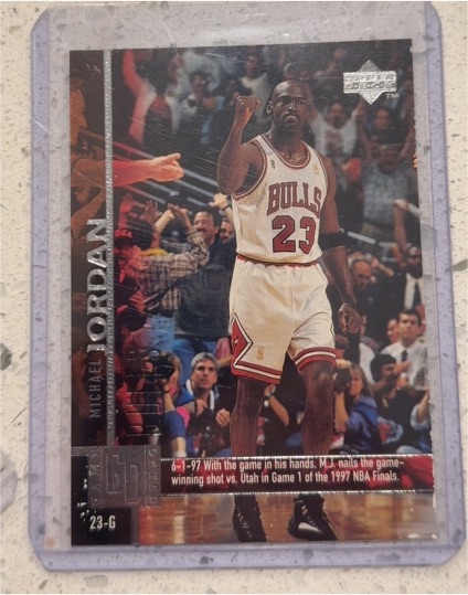 1997 Upper Deck #23-G Michael Jordan — front