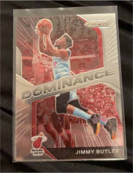 2020-21 Panini Prizm #10 Jimmy Butler Dominance — front