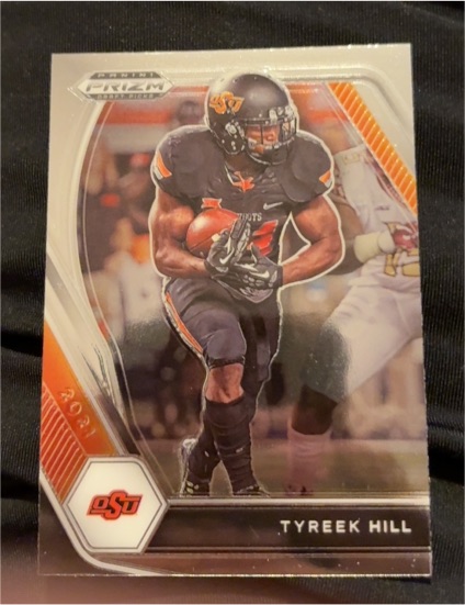 2021 Panini Prizm Draft Picks Collegiate #59 Tyreek Hill Oklahoma State Cowboys — front