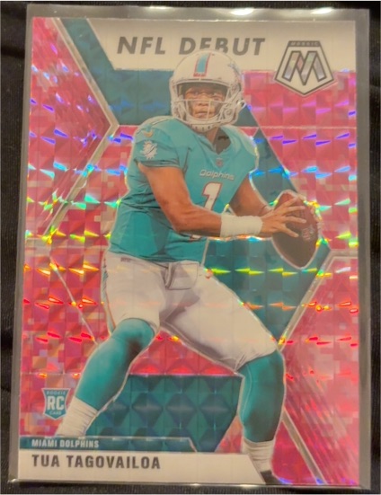 2020 Panini Mosaic NFL Debut #262 Tua Tagovailoa — front