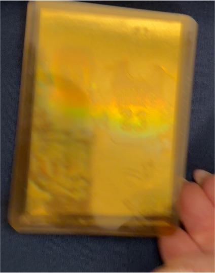 1996 SkyBox Superman Holo Series #H2 Gold Blaze — front