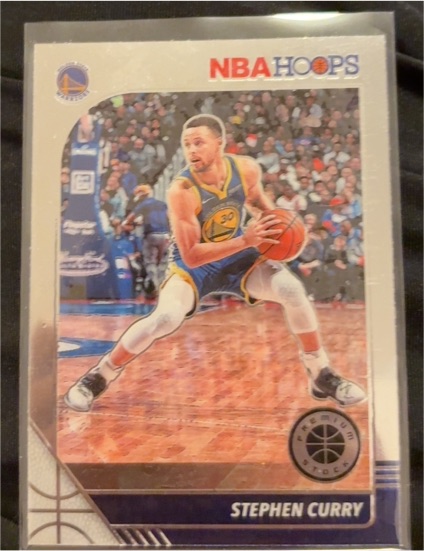 2019-20 Panini NBA Hoops Premium Stock #59 Stephen Curry — front