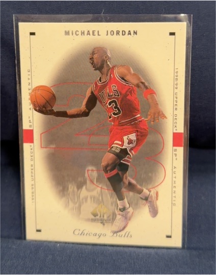 1998-99 Upper Deck SP Authentic #23 Michael Jordan — front