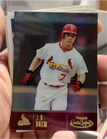 2001 Topps Gold Label #40 J.D. Drew — front
