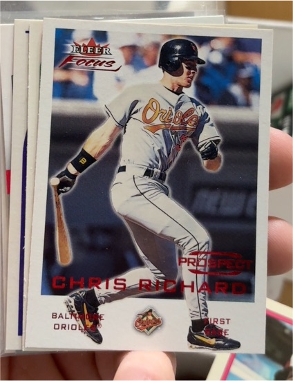 2001 Fleer Focus #205 Chris Richard — front