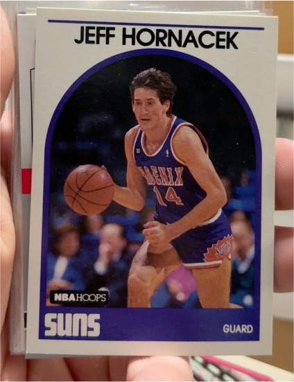 1989-90 Hoops #229 Jeff Hornacek — front