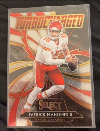 2020 Panini Select #T6 Patrick Mahomes II Turbocharged — front
