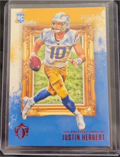 2020 Panini Chronicles Gridiron Kings #GK-3 Justin Herbert — front