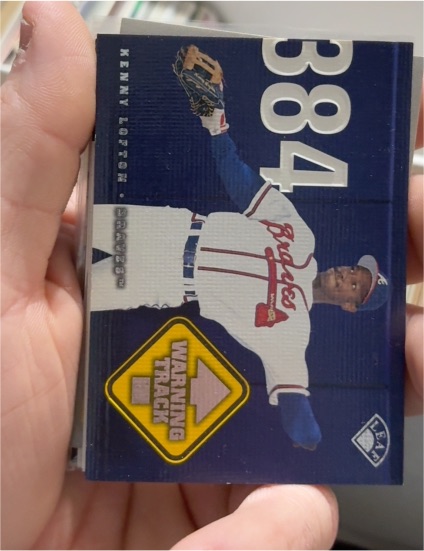 1997 Leaf Warning Track #5 Kenny Lofton — front