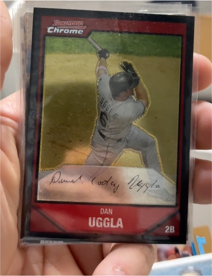 2007 Bowman Chrome #10 Dan Uggla — front