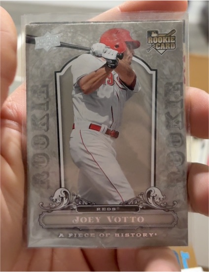 2008 Upper Deck A Piece of History #112 Joey Votto — front