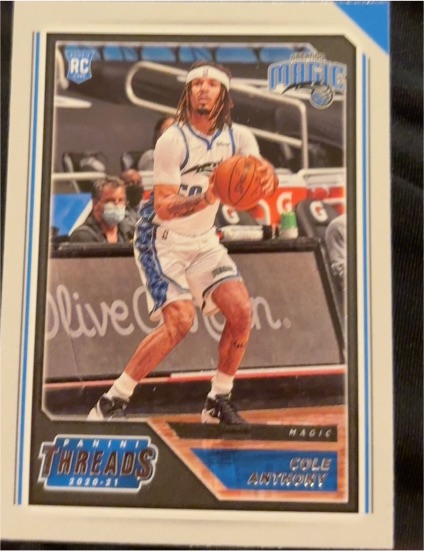 2020-21 Panini Chronicles Threads #98 Cole Anthony — front