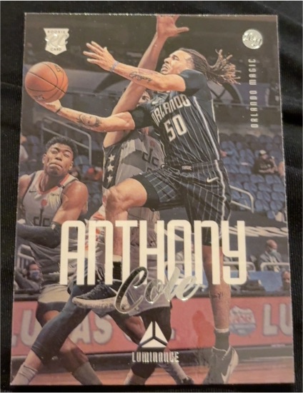 2020-21 Panini Chronicles Luminance #137 Cole Anthony — front