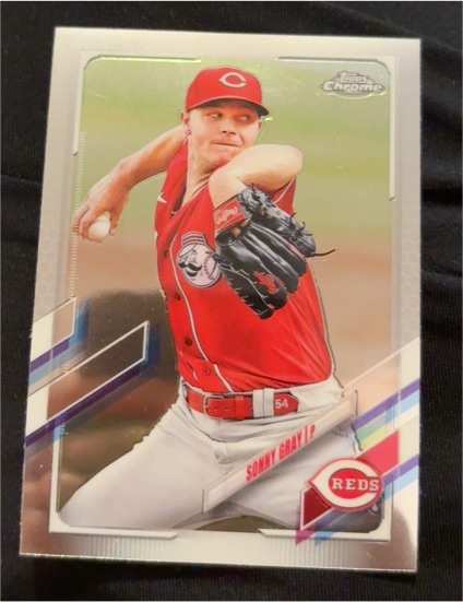 2021 Topps Chrome #19 Sonny Gray — front