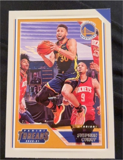 2020-21 Panini Chronicles Threads #79 Stephen Curry — front