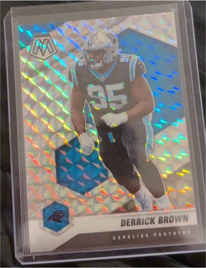 2021 Panini Mosaic #39 Derrick Brown — front