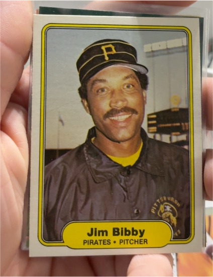 1982 Fleer #478 Jim Bibby — front