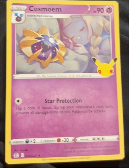 2021 Pokémon Celebrations #14 Cosmoem — front