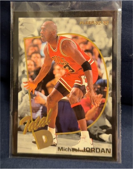 1992-93 Fleer Total D #5 Michael Jordan — front