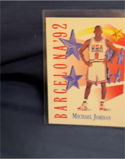 1992 Skybox #534 Michael Jordan Barcelona '92 USA Dream Team — front