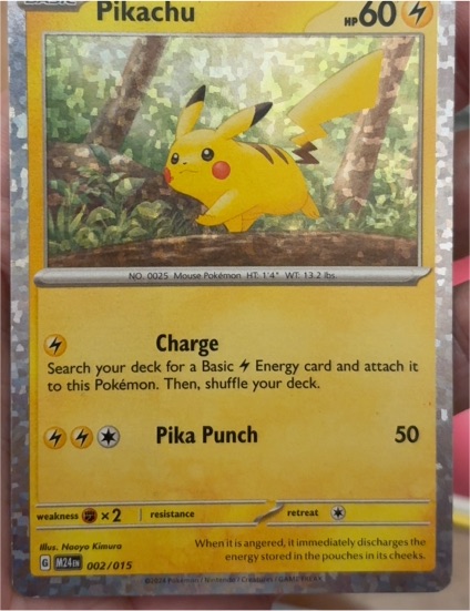 2024 Pokémon #002 Pikachu — front