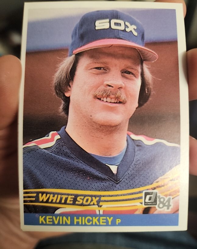 1984 Donruss #135 Kevin Hickey — front